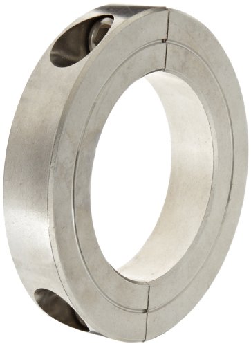 Climax Metal H2C-056-S Shaft Collar, Two Piece, Stainless Steel, 9/16