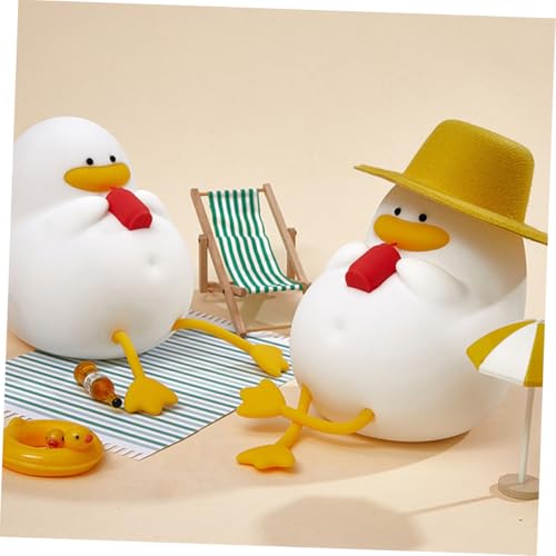 Lámpara de Noche LED de Silicona en Forma de Pato miniatura 7