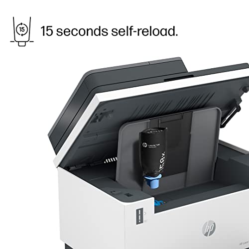 HP LaserJet Tank MFP 2606sdw, Wireless, Print, Copy, Scan, 40-Sheet ADF, Hi-Speed USB 2.0, Ethernet, Bluetooth LE, Up to 22 ppm, 250-sheet Input Tray, 1-Year Warranty, Black and White, 381U2A view 2