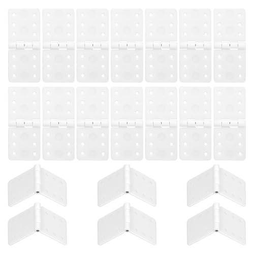 EupHHonycs 20 Pcs Nylon Hinges, Remote Control Aircraft Hinges RC Plane Parts for Fixing Nylon Small...