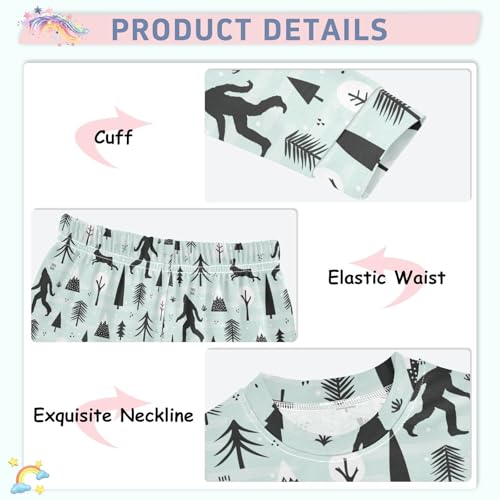 Doughnut Pajamas Long Sleeve Sleepwear 2-Piece Pajama Set4