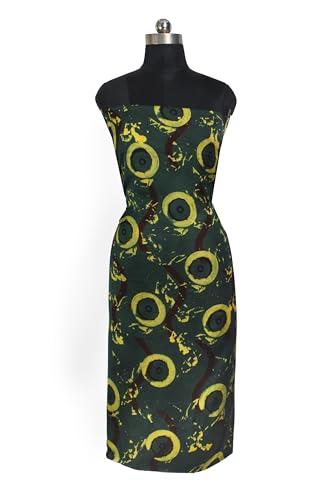Image of Ethnics of Kutch Womens's Ajrakh Modal Silk Natural Dye Hand Block Print Unstitched Kurta Fabric