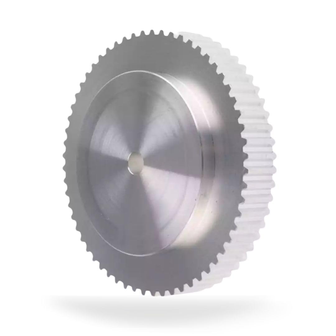 CMW - T10Z060-031 - Poulies synchrones - Profil métrique - Section T10 - Pré alésée (16mm) - 60 dents - Pas de 10 mm - Aluminium
