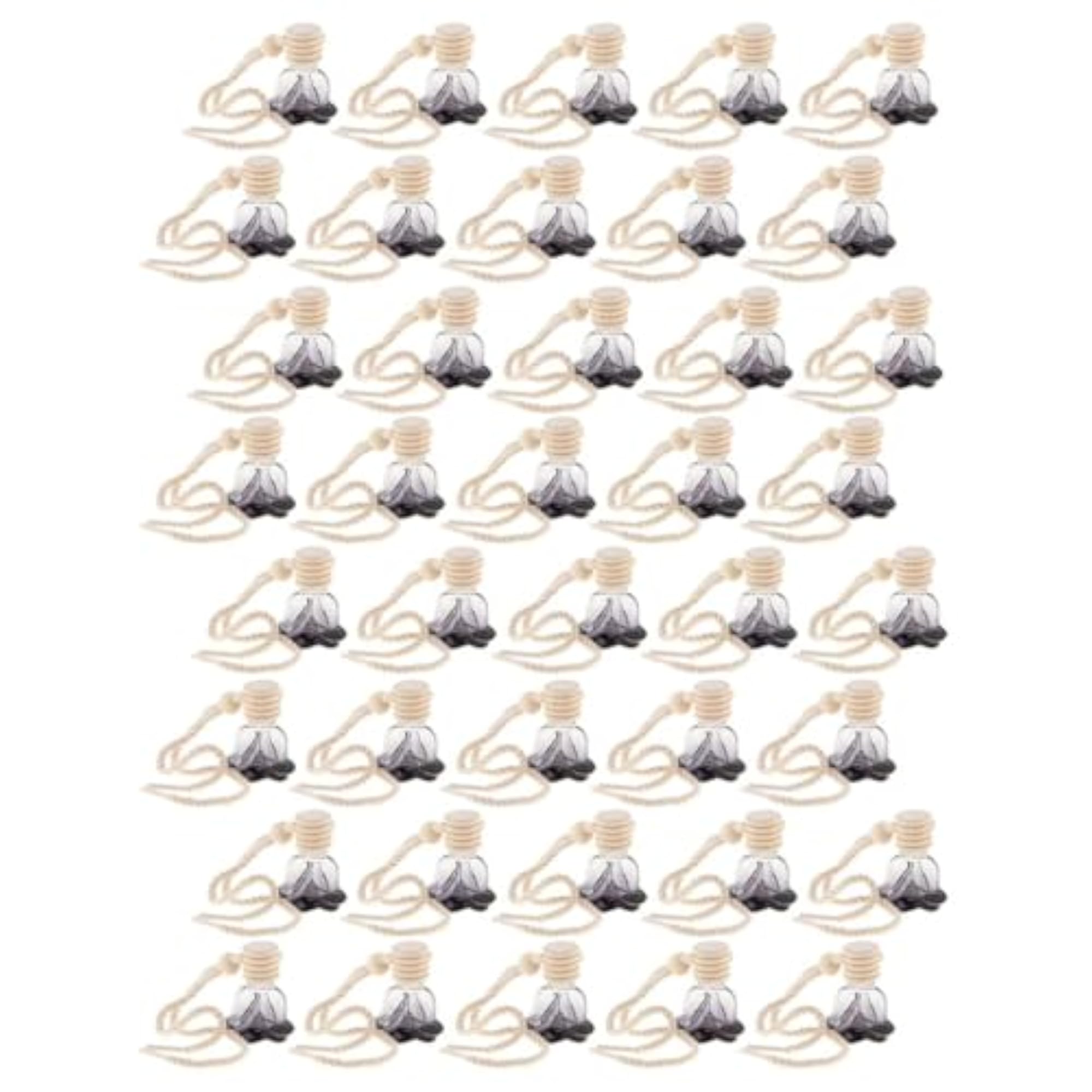40pcs 10ml Empty Perfume Bottle Pendant, Car Hanging Ornament