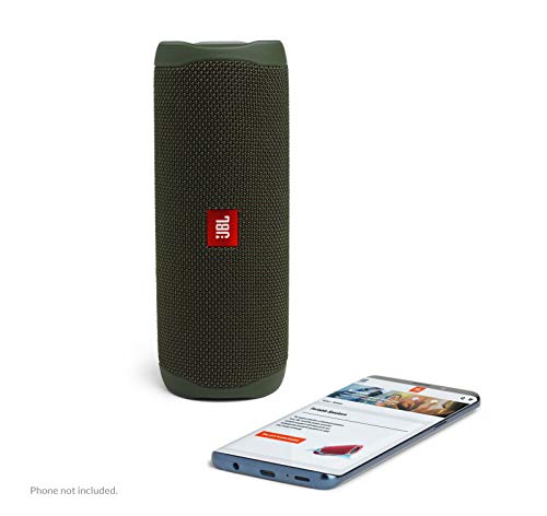 Image of JBL FLIP 5 Waterproof Portable Bluetooth Speaker - Green (Renewed)