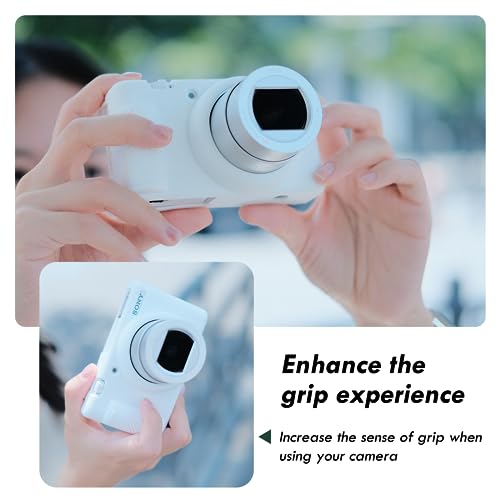 Funda de silicona para cámara Sony ZV1F blanca miniatura 7