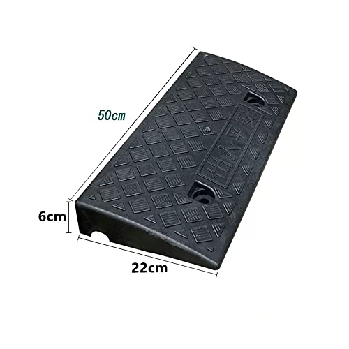 Rampa plástica para auto, ligera, rampa para bordillos, rampa para carga, rampa umbral para entrada, para motocicleta al aire libre, rampa para silla de ruedas, longitud 50 cm (Color: A, Tamaño: 19.6x106x2.4in-50x27x6cm) miniatura 2