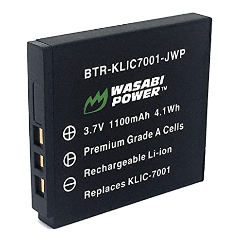 Wasabi Power Battery For Kodak Klic-7001 And Kodak Easyshare M320, M340, M341, M753 Zoom, M763, M853 Zoom, M863, M893 Is, M1063, M1073 Is, V550, V570, V610, V705 #TOP18