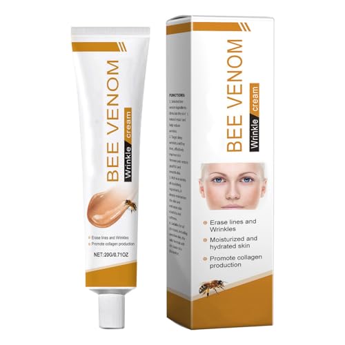 Crema antiarrugas veneno de abeja,Crema Antiarrugas Reafirmante para Cara y Cuello,Hidratante Antiedad Natural para Mujer y Hombre