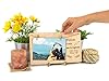 CONTRAXT Portafoto clip San Valentino. Regalo romantico dettaglio sorpresa Cornice Portafoto buon San Valentino legno Quadri porta foto clip polaroid uomo donna fidanzata (Coppia IT) #1