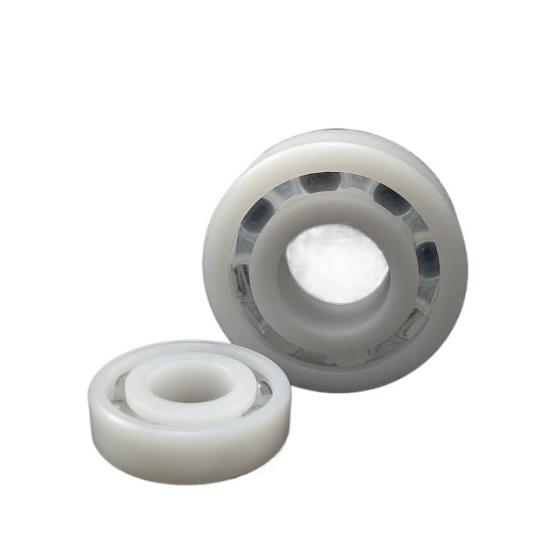 PEプラスチックベアリング 6200 6201 6202 6203 6204 6205 6206 2個(6201 12x32x10m