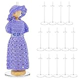 Installation rapide : ces supports pour figurines sont faciles à monter et à régler, ce qui vous permet de mettre en place votre présentation ou de changer de poupées très facilement. support pour figurines de mannequins, présentoir décoratif pour mini-maison de poupées