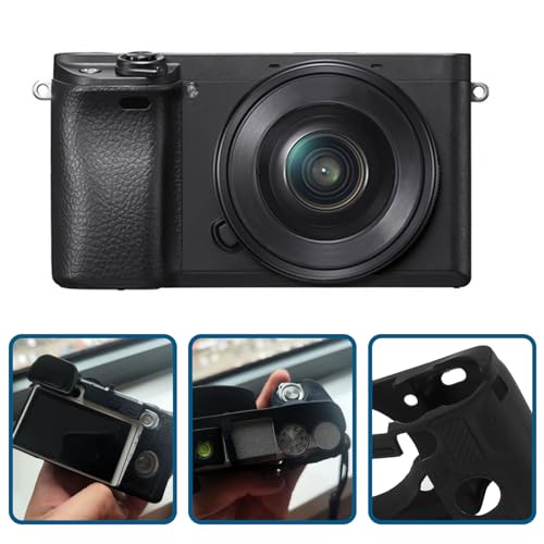 Coque silicone Sony A6000 accessoire boîtier numérique ILCE-6000 noir - 2