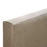 Ancho cm.: 160.00 tapidecor CABECERO Madera TAPIZADO Liso Arena para Cama 135-150 CM 160x120 Coleccion Textil Dormitorio Botanic Coral Y Aqua