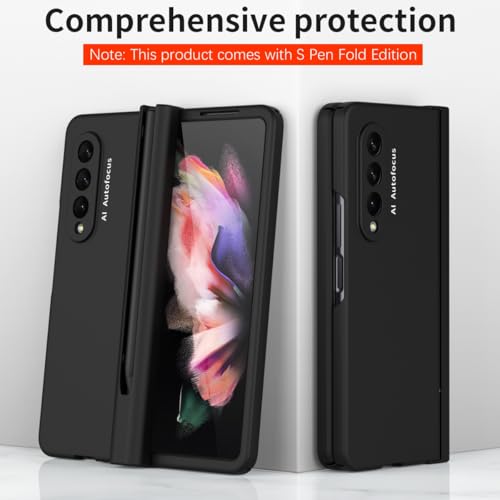 Funda para Samsung Galaxy Z Fold 3 con soporte S Pen y protector de pantalla 6