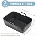 Air Fryer Liners Silicone, 2 Pack for Ninja Dual Air Fryer, Silicone Air Fryer Liner for AF300UK AF400UK/KCP, AF451UK, 7.6L-9.5L Ninja Air Fryer Accessories, Airfryer Liners for Ninja Air Fryer