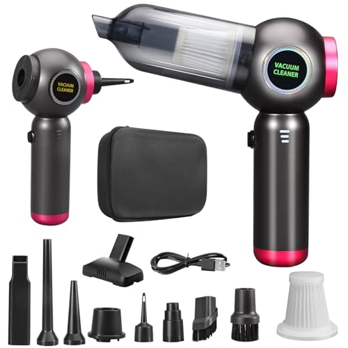 DEUKNICE Handstaubsauger, Akku Handstaubsauger, 22000Pa USB aufladbar Tragbar Leicht Mini Staubsauger, Autostaubsauger Kabellos, Auto Staubsauger für Büro Haus, Küche, Tierhaare DEUKNICE Handstaubsauger, Akku Handstaubsauger, 22000Pa USB aufladbar Tragbar Leicht Mini Staubsauger, Autostaubsauger Kabellos, Auto Staubsauger für Büro Haus, Küche, Tierhaare