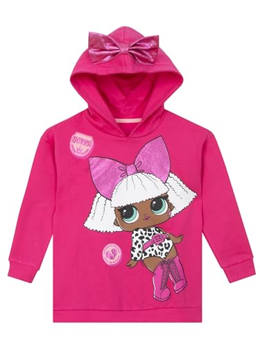 L.O.L. Surprise! Hoodie | Diva Girls Hoodies | Glitter Lol Girls Clothes | Pink | 6-7 Years