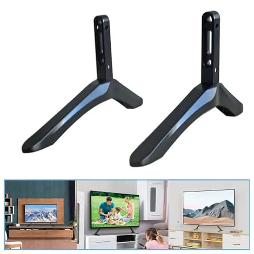 Support universel LCD 20-50 mm PURYN lot de 2 pieds noirs pour écran - 5