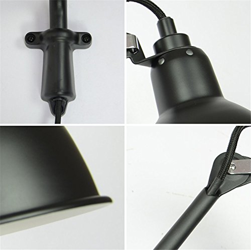 Wall Lights Wall Lamp Industrial Retro Long Arm Adjustable Baking Paint Iron Wall Sconce with Line for House, Bar, Restaurants, Coffee Shop, Club Decoration steampunk buy now online