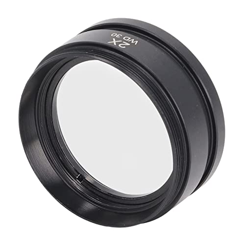 Lente auxiliar 2X de microscopio serie SM en aleación de aluminio duradero