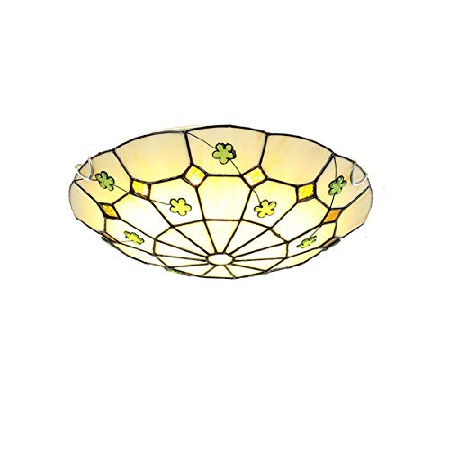 Plafonniers LED encastrés rétro de 30 cm en verre teinté pour salon