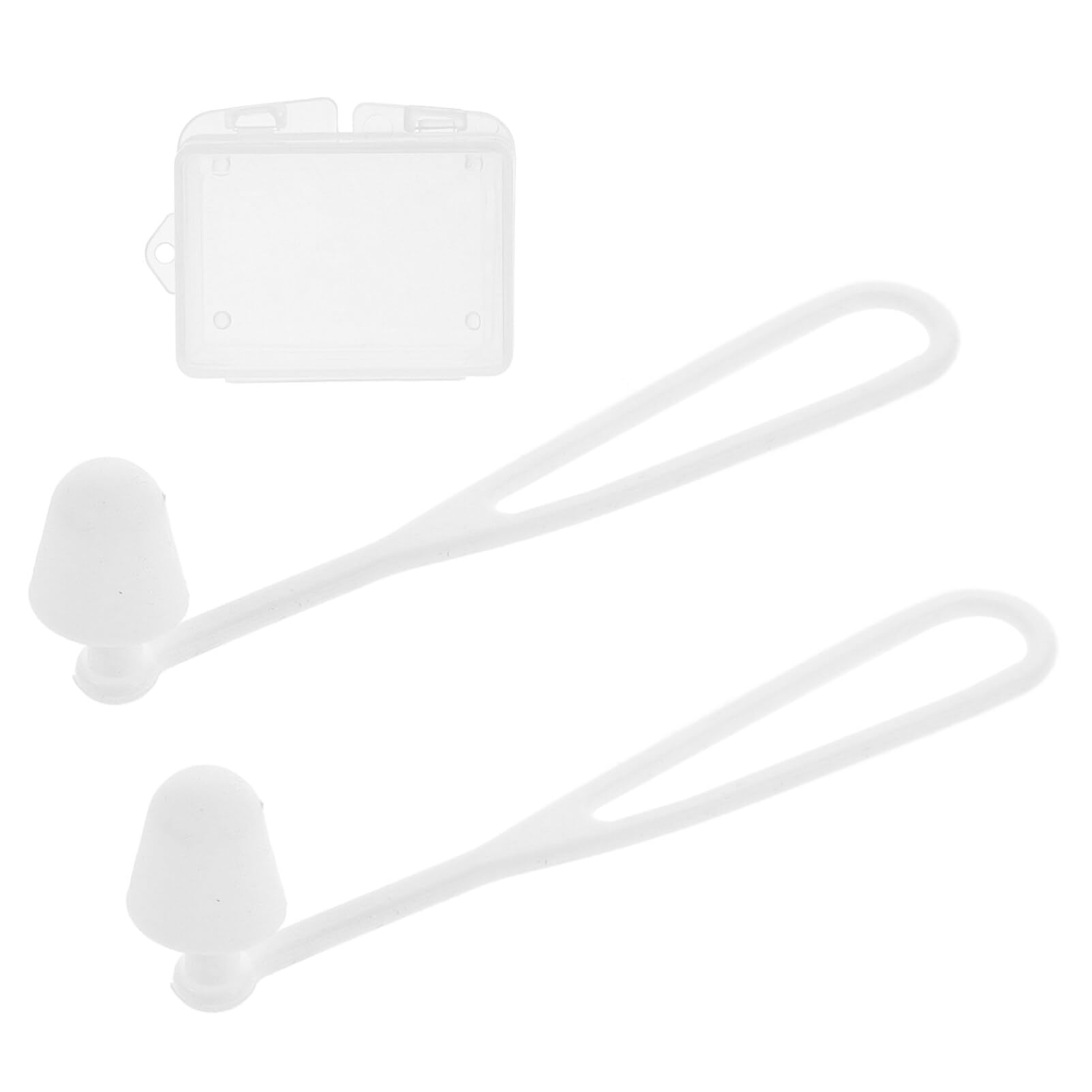 POPETPOP 1pair Professional Swimming Ear Plugs Replaceable Ear Protectors for Adults and Boys and Girls Lightweight Reusable for Swimming Diving and Water Sports Activities