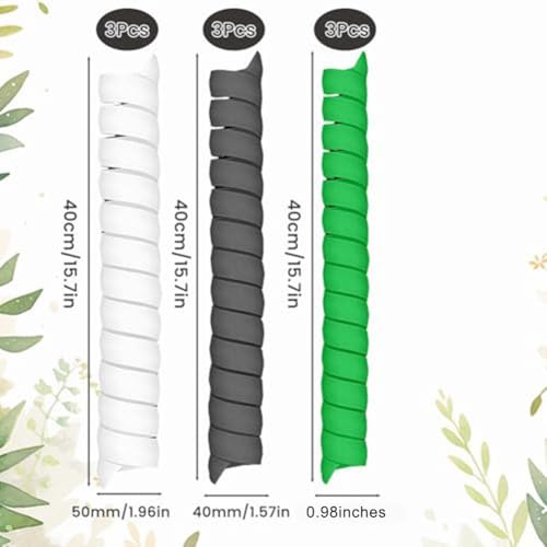 Protection de tronc d'arbre spirale plastique PP extensible 3 tailles