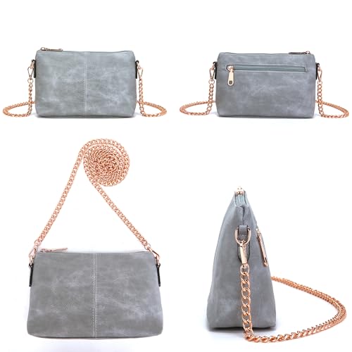 Set 4 piezas bolso mujer PU 13" multiusos miniatura 6