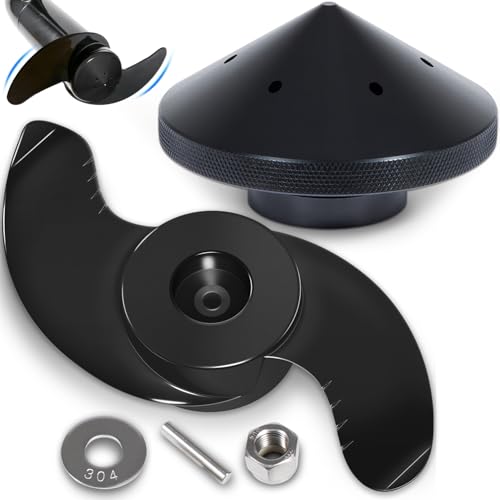 MKP-38 Weedless Wedge 2 Prop & Eliminator Trolling Motor Prop Nut For Minn Kota 112 lb Thrust 4-1/2 Motors 1865023 Trolling Motor Prop for Minn Kota Ulterra Fortrex Terrova Riptide Ultrex 112