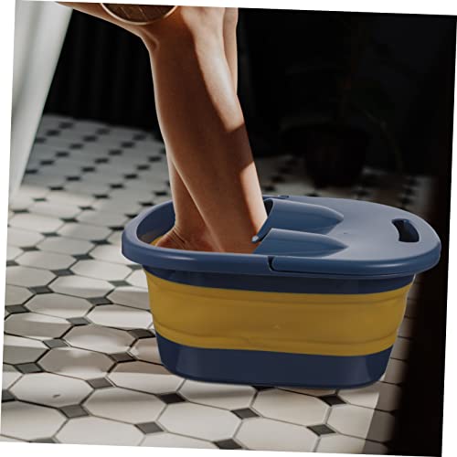 Ipetboom basin plegable para baño de pies portátil miniatura 7