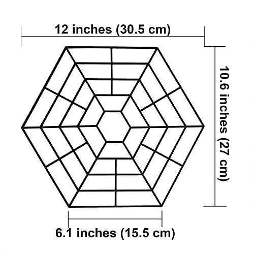Covoeak Pond Protectors 20 Pack Plastic Web Hexagonal Pond Guard Netting Floating On Water Resist Herons Racoons Cats Crows Seabirds #TOP4