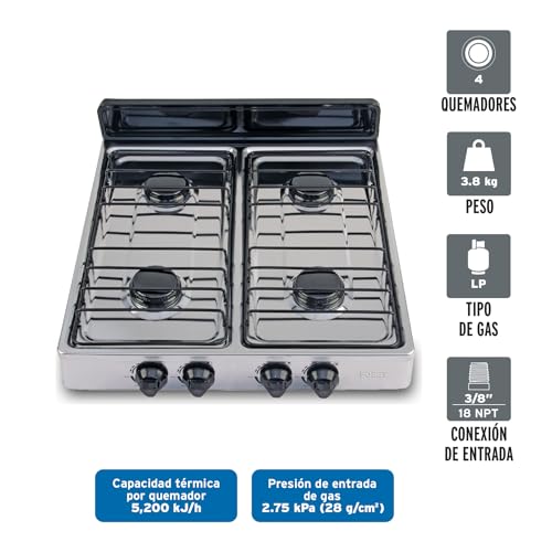 La mejor comparación de Precio Estufa 4 Quemadores los mejores 5. 20 Precio Estufa 4 Quemadores marca Foset (2)