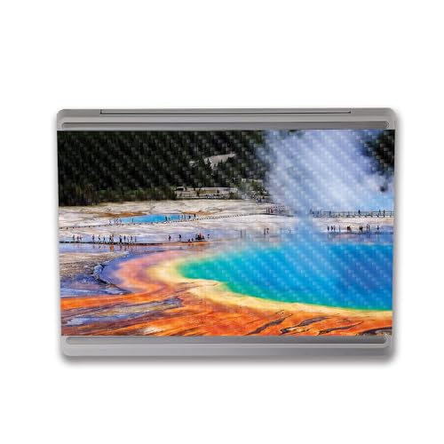 Image of MightySkins Carbon Fiber Skin Compatible With Microsoft Surface Laptop Go 3 (2023) Full Wrap Kit - Prismatic Spring | Protective, Durable Textured Carbon Fiber Finish | Easy To Apply | Made in the USA