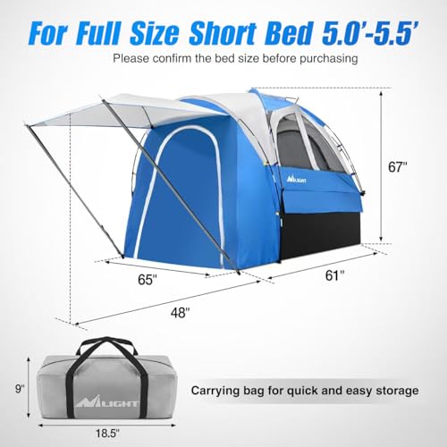 Nilight Truck Bed Tent with Awning