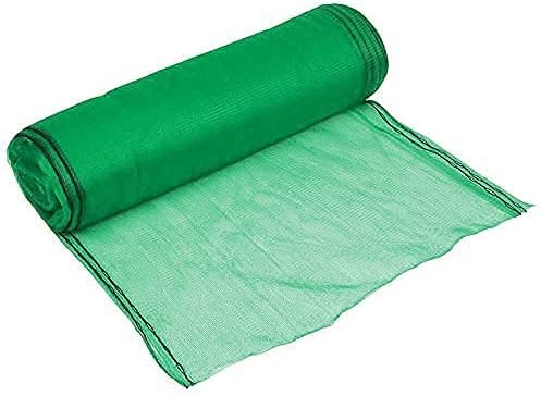 FEFE Construction Garden Allotment Shade Netting 2M x 50M 60 gsm In Green & Blue Colours UK Debris Netting Fence Scaffold Privacy Construction Fruit Cage Allotment Netting (Green)