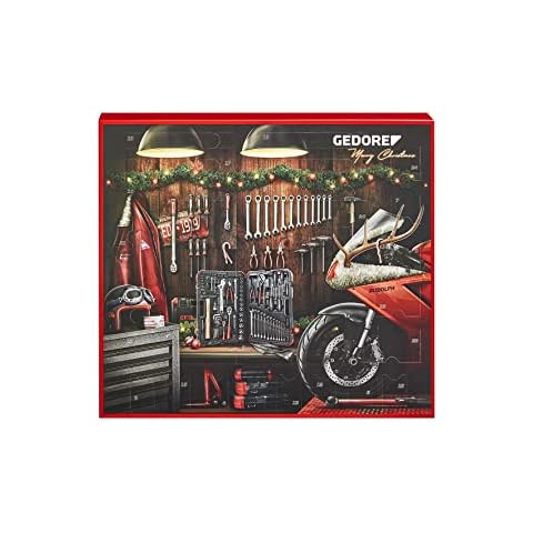 GEDORE 3304900 red R49002042 Adventskalender 2022, 42 teilig, Adventskalender für Männer, Männer Geschenk, Werkzeug-Adventskalender 2022 Cover