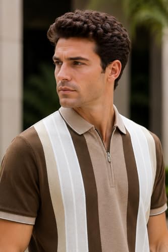 Image of GODFREY Half Cotton Polo T Shirt for Man with Pocket - Regular Fit Mens Collar Tshirt