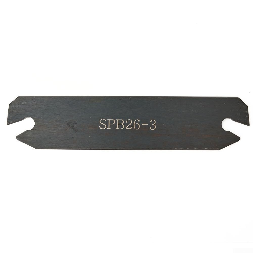 SPB26-3 Abstech- und Stechdrehmeißel mit 10 GTN-3 SP300 Wendeplatten, 26 mm Schaft Höhe, YBC251 Hartmetall für CNC Stahl Bearbeitung