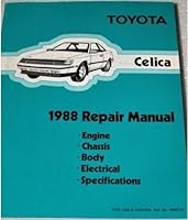 1988 TOYOTA CELICA Service Repair Workshop Shop Manual OEM 88 FACTORY B075VY9PS4 Book Cover