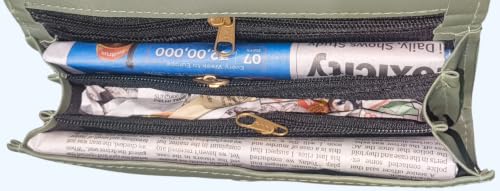 Image of Trendy PU Multi Zip Pocket Daily Use Purse for Women Wallet Bag for Girls Clutches Bag for Women Multicolour Small Handbag Multi card slots phone pocket ladies purse
