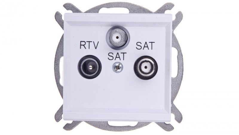 Prise de courant IP20 Blanc 71mm GPA-R2S/m/00 pour installation murale