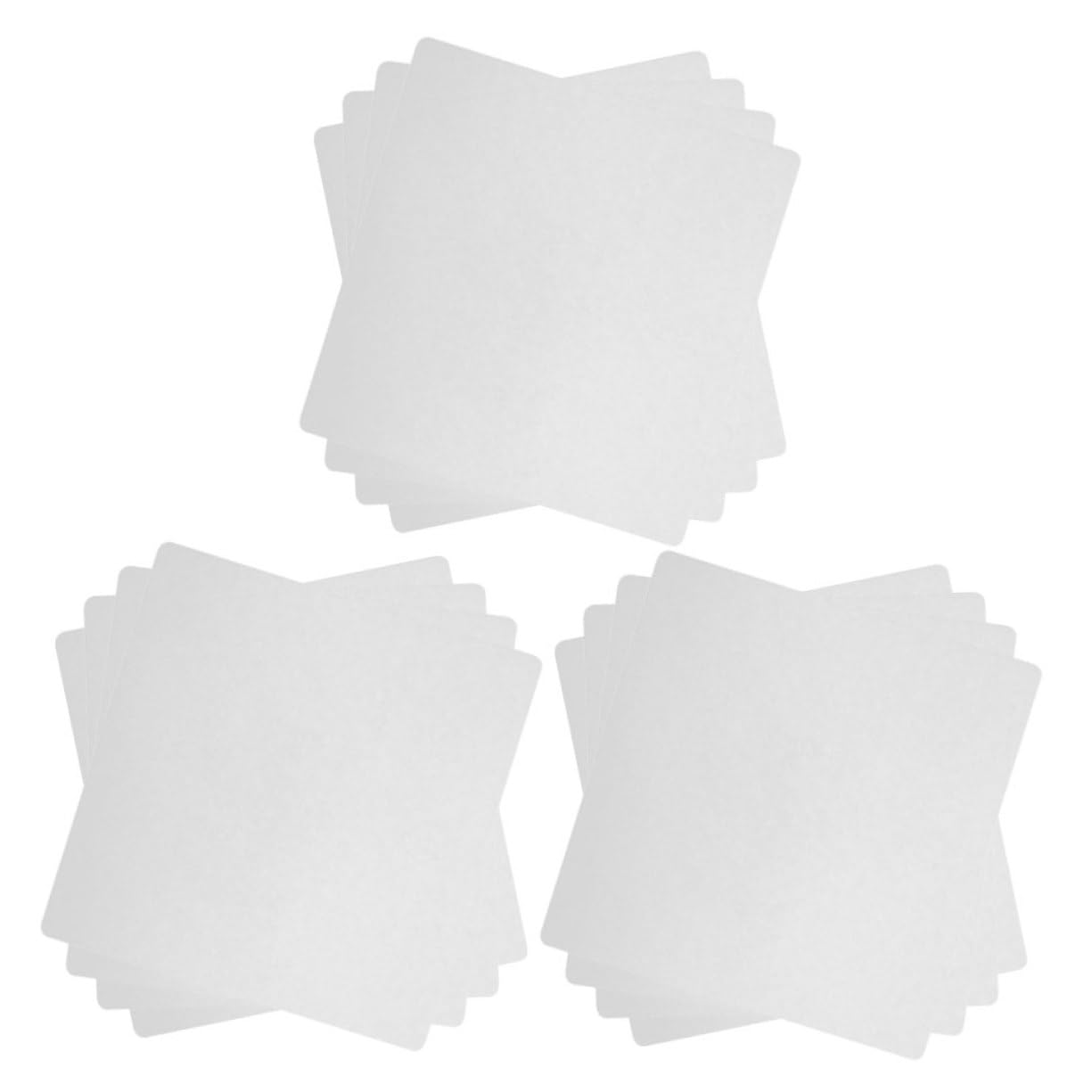 SOLUSTRE 12 Sheets Qualitative Filter Papers Assorted Speeds Medium Absorbent Papers for Scientific Research Food Safe