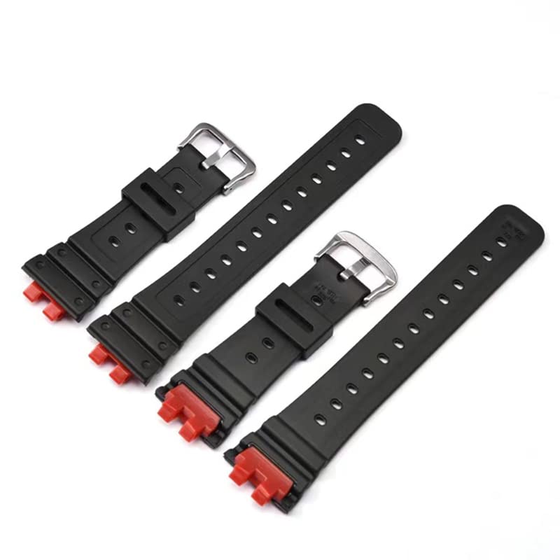 Bracelet de remplacement étanche en caoutchouc noir durable - 5