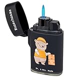 Mr. & Mrs. Panda Personalisiertes Feuerzeug Möbelpackerin Herz - Personalisierte Geschenke, Kollege, Umzugsfirma, Umzugsservice, Feuerzeug Für Männer