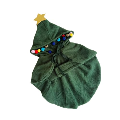 Disfraz para perro capa árbol de Navidad talla M