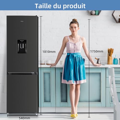 CHIQ CBM250NEBD Vrijstaande koelkast met vriesvak | Koelvriescombinatie Low Frost | 12 jaar garantie op de compressor* | zwart - Image 3