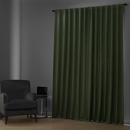 HPD Half Price Drapes Bellino Room Darkening Curtains 96 Inches Long Curtains for Bedroom & Living Room (1 Panel), 50W x 96L - Image 4