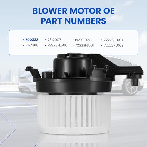 Image of HVAC Blower Motor 700333 Compatible with Honda CR-V Odyssey 2018-2023, Compatible with Subaru Crosstrek Impreza Legacy Outback 2020-2022, BM10102C, 72223FL00A, A /C Blower Motor Assembly