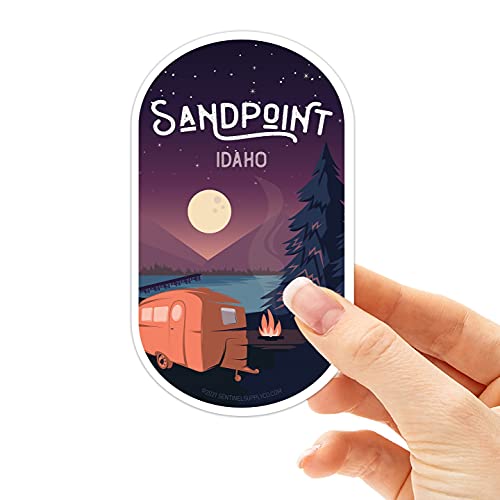 Sandpoint ID Stickers for Hydroflask, Laptop, RV, Lake Pend